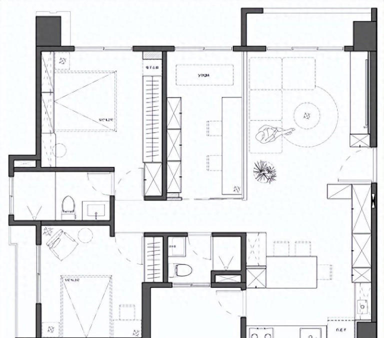 76平米小户型，精致装修无一丝俗气，堪称家装典范之作