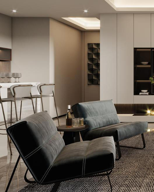 150平米现代风，简约朴素的设计，让生活从容惬意