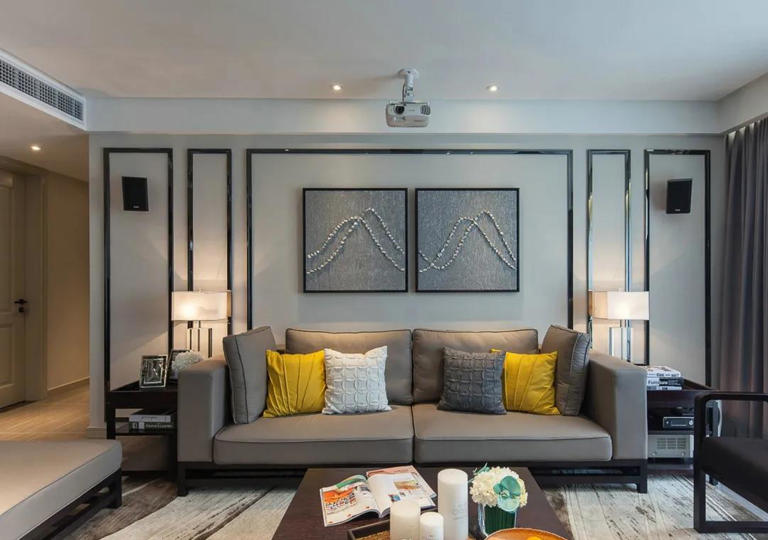 110平现代风三居室让空间回归极简