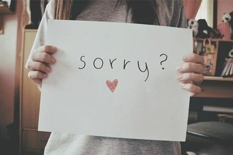 我们必须学会道歉